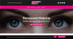 Desktop Screenshot of permanentmakeupcornwall.com